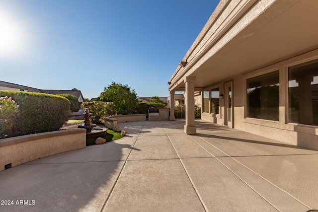 view of patio