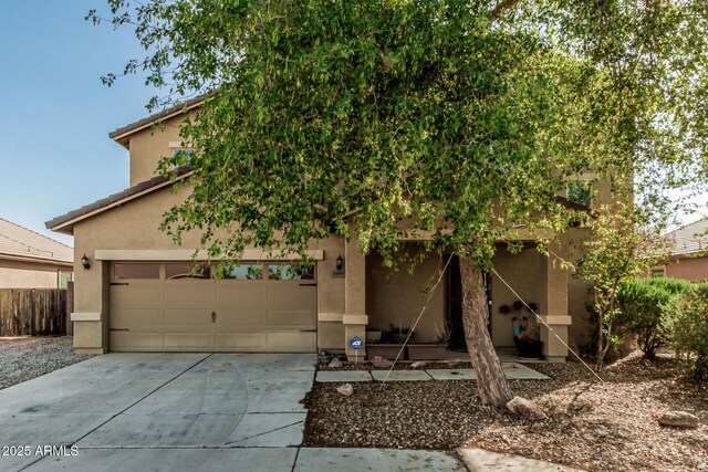 7090 S 252nd Dr, Buckeye, AZ 85326 - view of front facade featuring stucco siding and concrete driveway