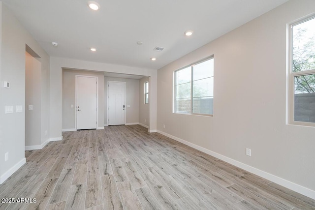 1571 E Tiffany Way, Gilbert, AZ 85298 - unfurnished bedroom featuring light wood-style floors, baseboards, and recessed lighting