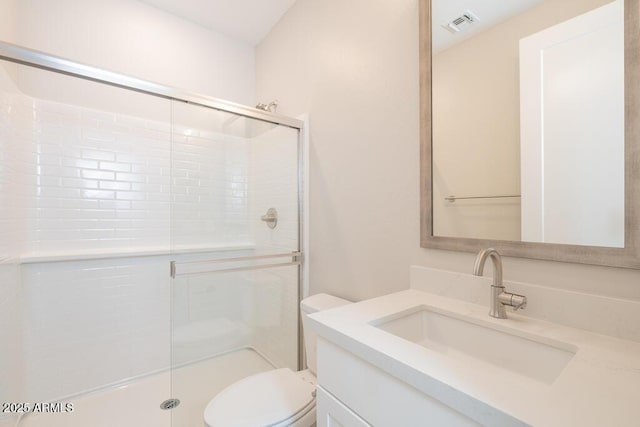 1571 E Tiffany Way, Gilbert, AZ 85298 - full bathroom featuring vanity, toilet, and a shower stall