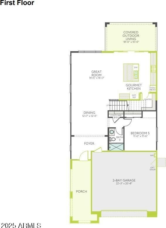1571 E Tiffany Way, Gilbert, AZ 85298 - property floor plan