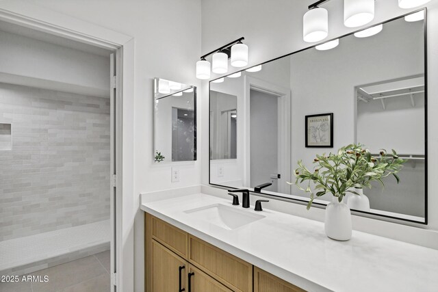 2774 E Valencia St, Gilbert, AZ 85296 - full bathroom with vanity and tiled shower