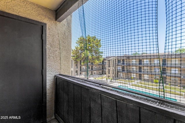 461 W Holmes Ave Unit 360, Mesa, AZ 85210 - balcony with view of pool