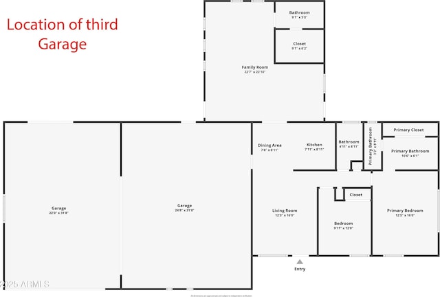 1530 E Loma Ln, Phoenix, AZ 85020 - view of room layout