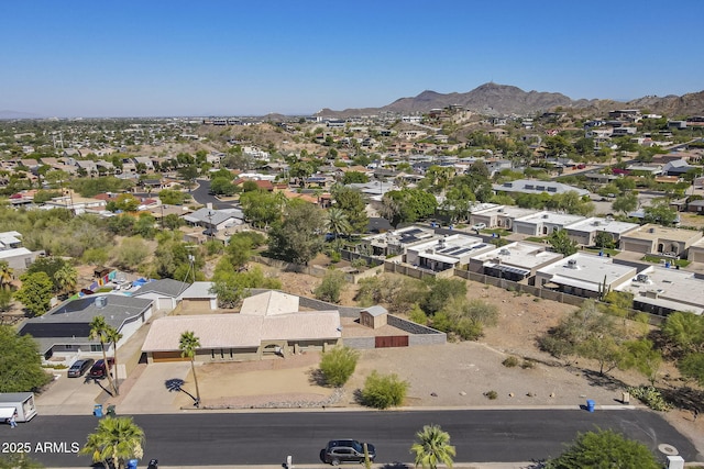 1530 E Loma Ln, Phoenix, AZ 85020 - aerial perspective of suburban area featuring a mountain backdrop