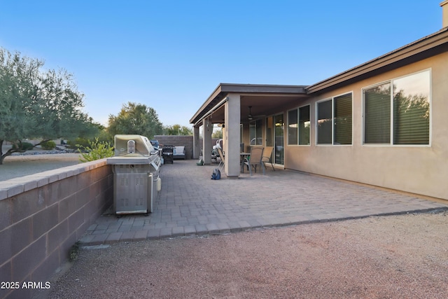 19023 E Buckskin Ct, Rio Verde, AZ 85263 - view of patio / terrace with area for grilling and fence