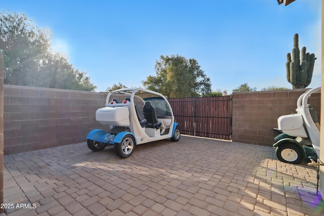 19023 E Buckskin Ct, Rio Verde, AZ 85263 - view of patio featuring a gate and fence