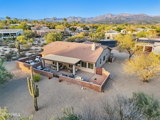 19023 E Buckskin Ct, Rio Verde, AZ 85263 - birds eye view of property with a mountain view
