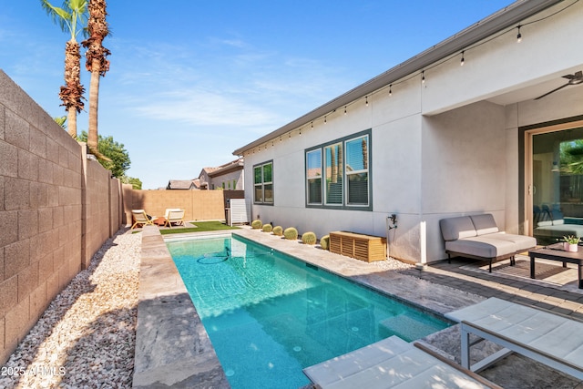 1492 W Bruce Ave, Gilbert, AZ 85233 - view of pool featuring a fenced backyard and a patio