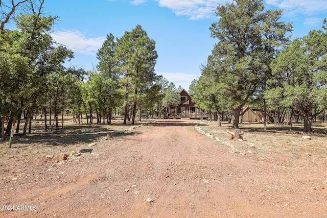 view of road