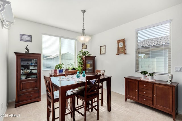 view of dining room