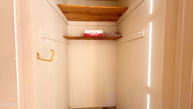 view of storage room