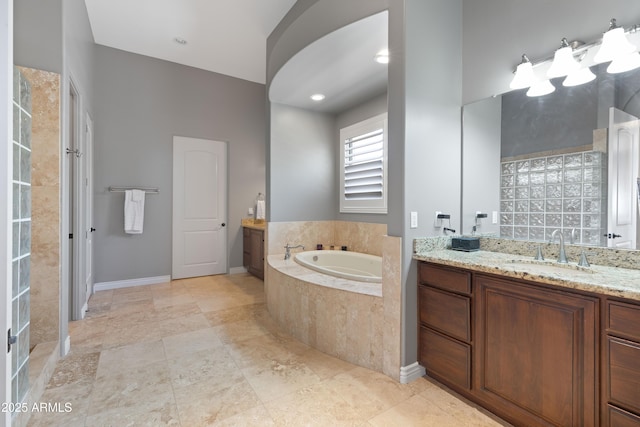 16246 E Gamble Ln, Scottsdale, AZ 85262 - full bathroom with a bath and vanity