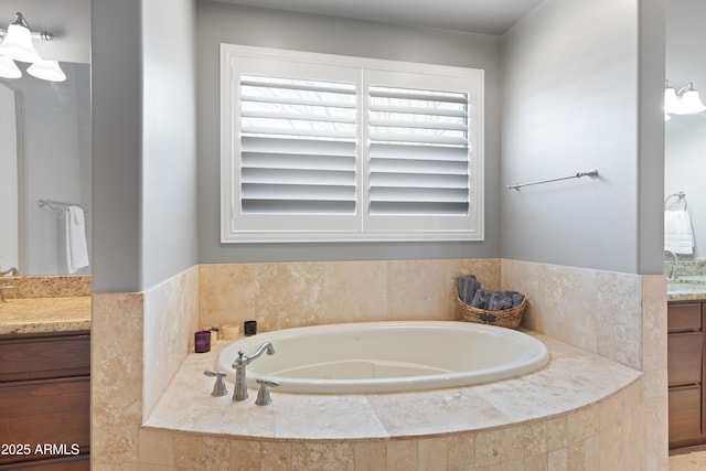 16246 E Gamble Ln, Scottsdale, AZ 85262 - full bath with vanity and a garden tub