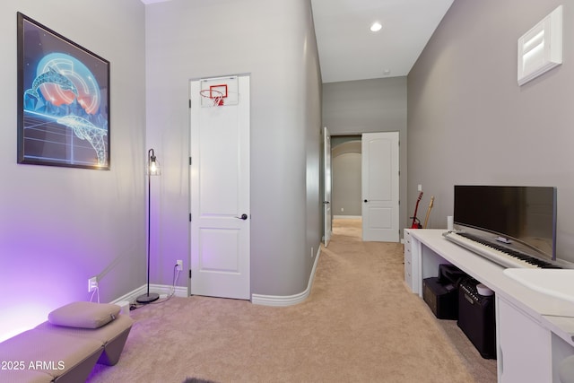 16246 E Gamble Ln, Scottsdale, AZ 85262 - interior space featuring light colored carpet and baseboards