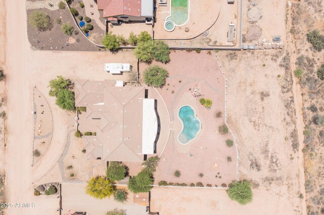 16246 E Gamble Ln, Scottsdale, AZ 85262 - aerial view of a pool area