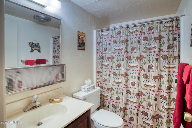 4575 Resort Loop Unit 6, Pinetop, AZ 85935 - full bath with vanity, toilet, and a shower with curtain
