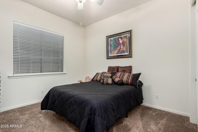 800 W Sycamore Ct, Litchfield Park, AZ 85340 - bedroom featuring a ceiling fan, carpet flooring, and baseboards