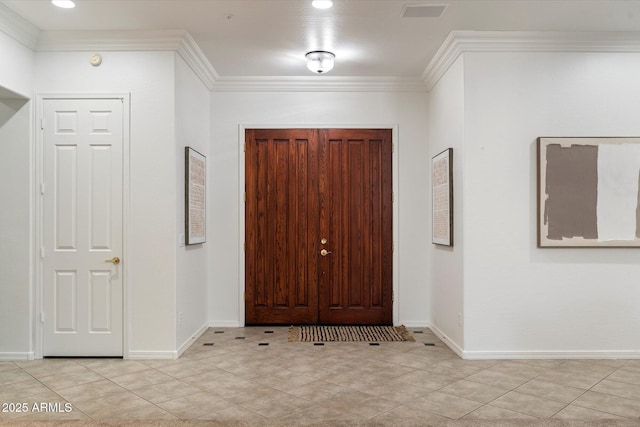 11193 N 121st Way, Scottsdale, AZ 85259 - entrance foyer with crown molding and baseboards