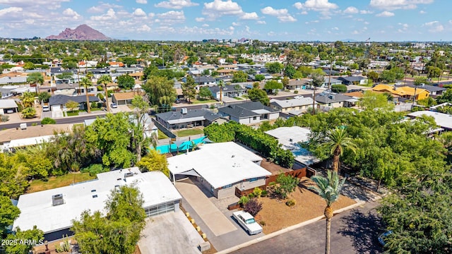 5739 N 11th St, Phoenix, AZ 85014 - aerial view of residential area with mountains