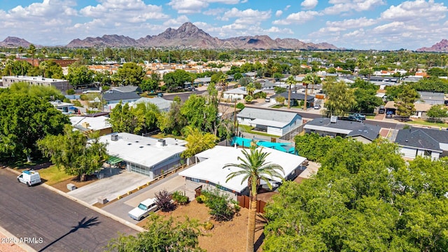 5739 N 11th St, Phoenix, AZ 85014 - aerial perspective of suburban area featuring a mountainous background