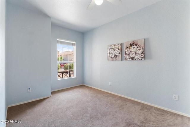 4459 E Desert Wind Dr, Phoenix, AZ 85044 - spare room featuring carpet floors and a ceiling fan