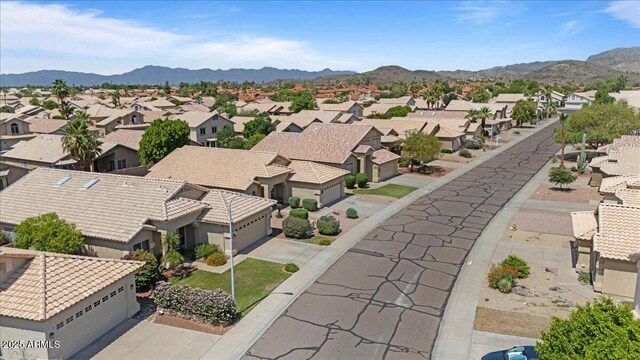 4459 E Desert Wind Dr, Phoenix, AZ 85044 - aerial view of residential area with a mountain backdrop