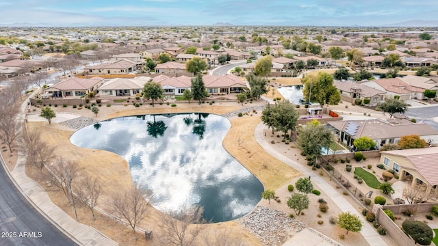 bird's eye view featuring a residential view