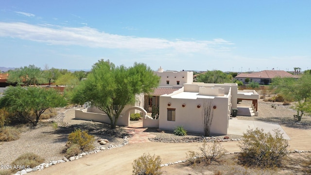 view of front of home