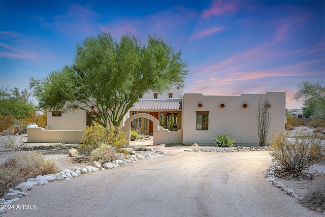 view of southwest-style home