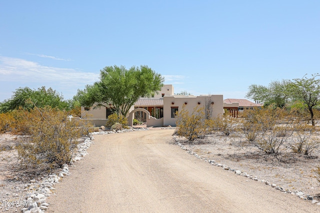 view of southwest-style home