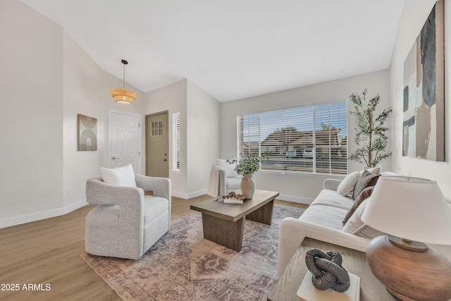 7685 W San Miguel Ave, Glendale, AZ 85303 - living room with baseboards and wood finished floors