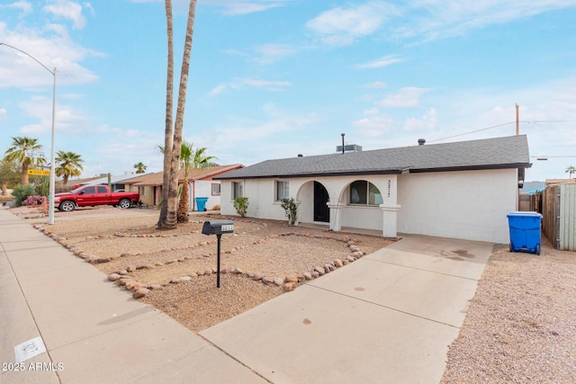 view of ranch-style home