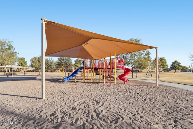 view of communal playground