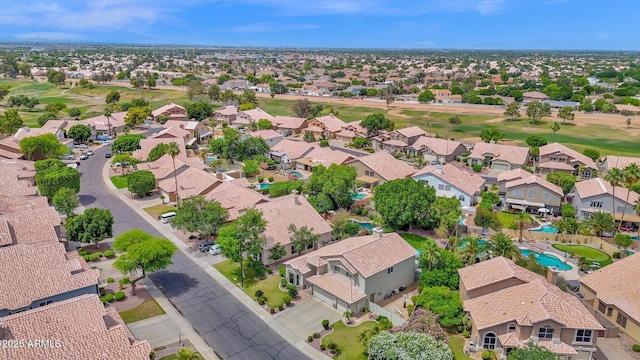 1292 N Renee Ave, Gilbert, AZ 85234 - aerial perspective of suburban area with a golf club and a pool
