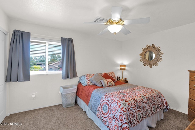 1292 N Renee Ave, Gilbert, AZ 85234 - bedroom with carpet, ceiling fan, and baseboards