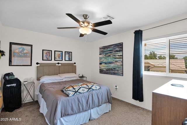 1292 N Renee Ave, Gilbert, AZ 85234 - carpeted bedroom featuring ceiling fan and baseboards