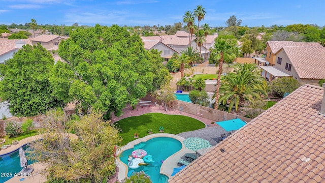 1292 N Renee Ave, Gilbert, AZ 85234 - swimming pool with a residential view and a fenced backyard