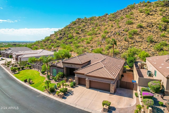 9845 E Inglewood St, Mesa, AZ 85207 - birds eye view of property with a residential view