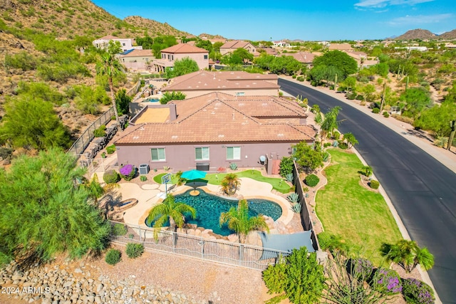 9845 E Inglewood St, Mesa, AZ 85207 - aerial view featuring a residential view and a mountain view