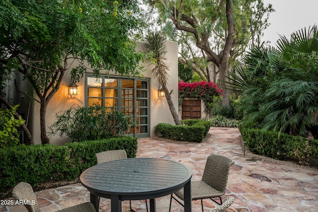 view of patio / terrace featuring outdoor dining space