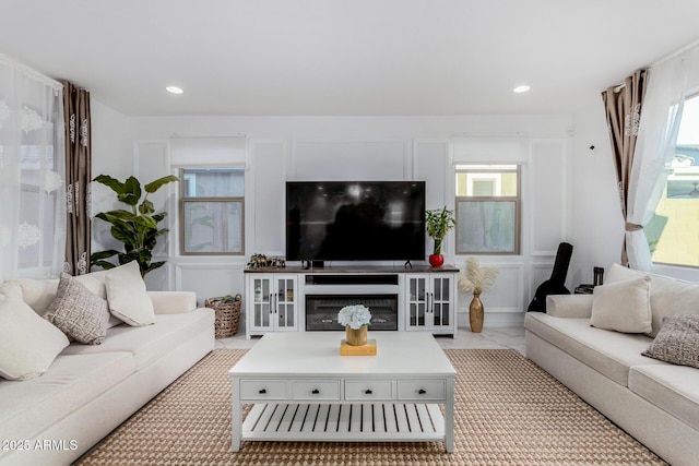 view of living room