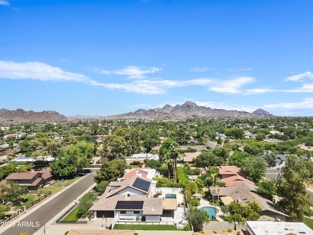 101 E Linger Ln, Phoenix, AZ 85020 - aerial view of residential area featuring a mountainous background