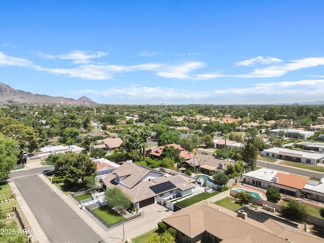 101 E Linger Ln, Phoenix, AZ 85020 - aerial view of residential area with mountains