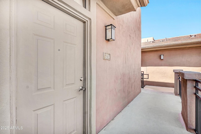 view of entrance to property