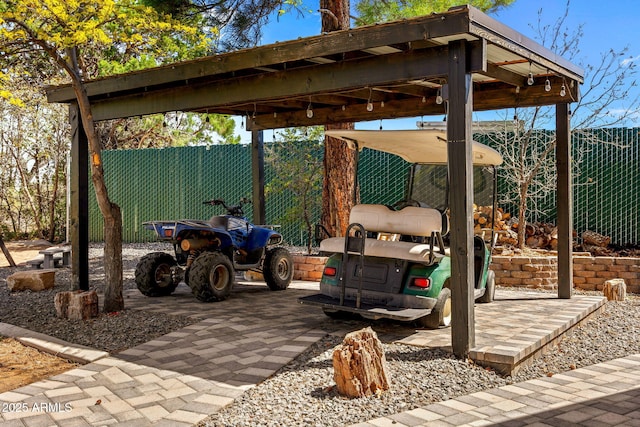 541 W Deuce Of Clubs, Show Low, AZ 85901 - view of patio featuring fence