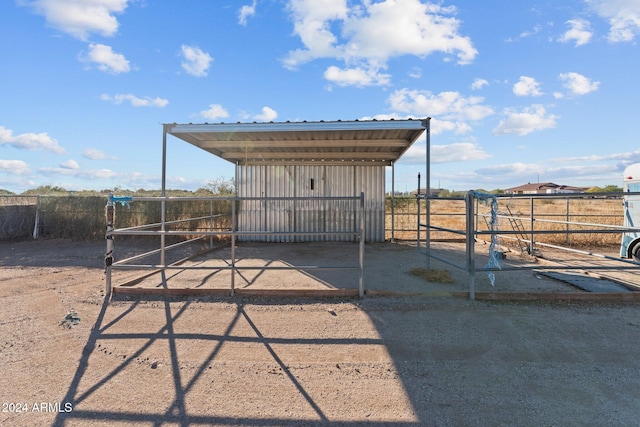 view of outbuilding