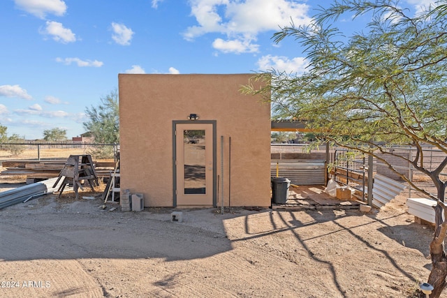 view of outbuilding