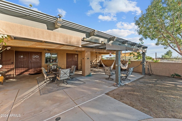 view of patio