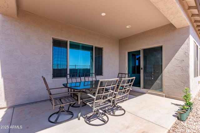 2881 N Riverside Dr, Florence, AZ 85132 - view of patio / terrace featuring outdoor dining area